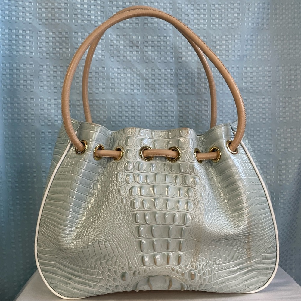 BRAHMIN Amy Sea Glass Tri-Color Shoulder Bag - Picture 5 of 17